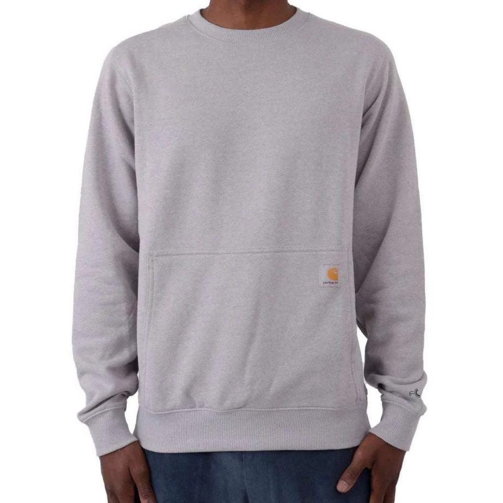 Carhartt Force Lavender‎ Lilac Womens Relaxed Firt Crewneck Sweatshirt Size M